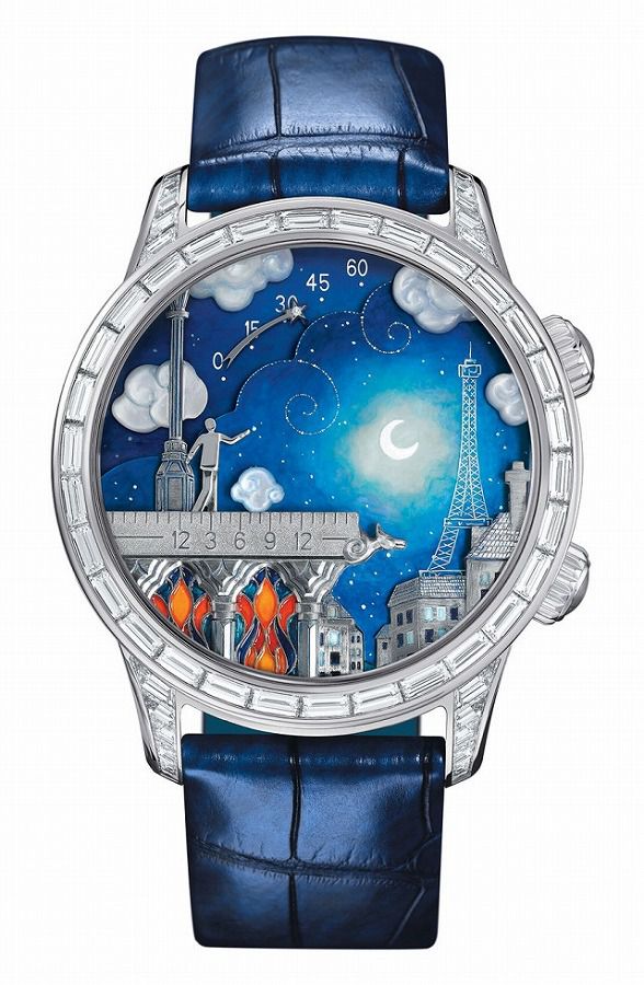 パリの夜空をモチーフにした腕時計
