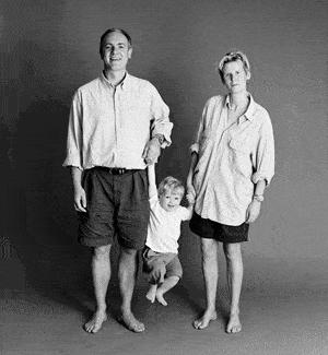 仲良し家族のタイムスリップ写真(1993年)