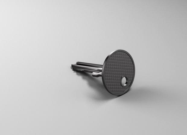 不便なデザイン：開け閉め不可能な、絶対に泥棒に入られない鍵