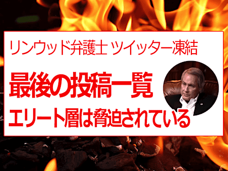 【不正選挙の証拠】リンウッド弁護士の最後の連続ツイート - 最高裁ジョン・ロバーツ判事も脅迫されている