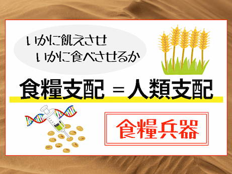食糧危機の実態 - 「食糧＝兵器」戦略 / 米国の食糧支配による世界覇権とは？