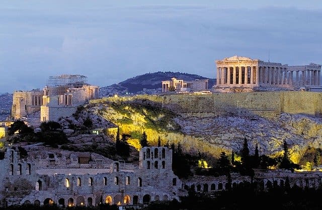 ギリシャのパルテノン神殿
